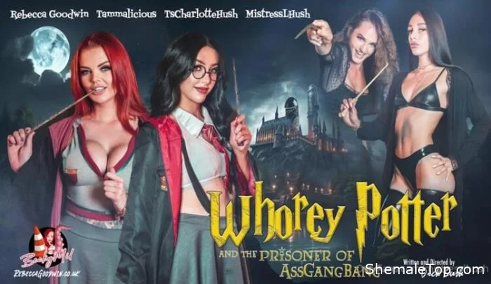 Mistress Lolita Hush, Charlotte Hush, Rebecca Goodwin & Tammalicious - Whorey Potter And The Prisoner Of Assgangbang (FullHD 1080p) OnlyFans.com [939.2 MB]