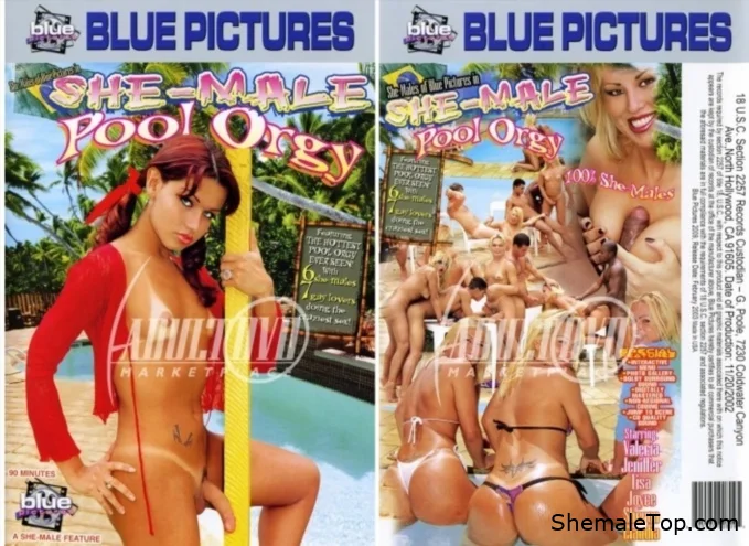 Claudia, Jeniffer, Joyce, Lisa, Sheron, Valeria -  She-Male Pool Orgy (DVDRip) Blue Pictures [634.1 MB]