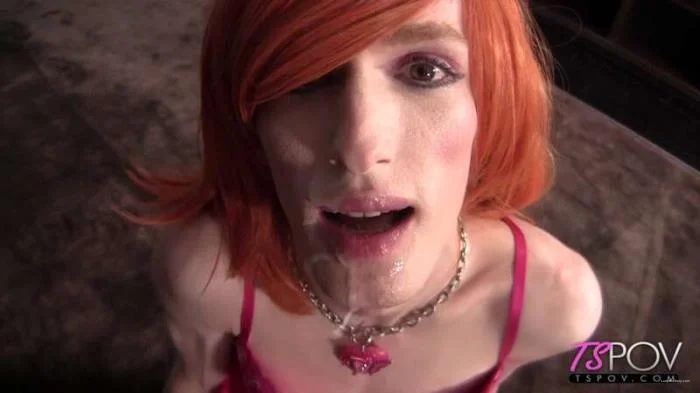 Faye Valentine CD Bareback Anal Blowjob POV - TsPov - Shemale Porn Video on ShemaleTop