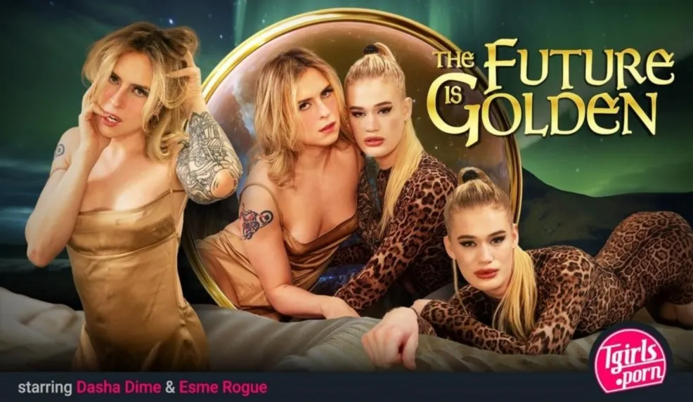 Dasha Dime & Esme Rogue: Top-Rated Shemale-On-Shemale Heat - Shemale Porn Video on ShemaleTop
