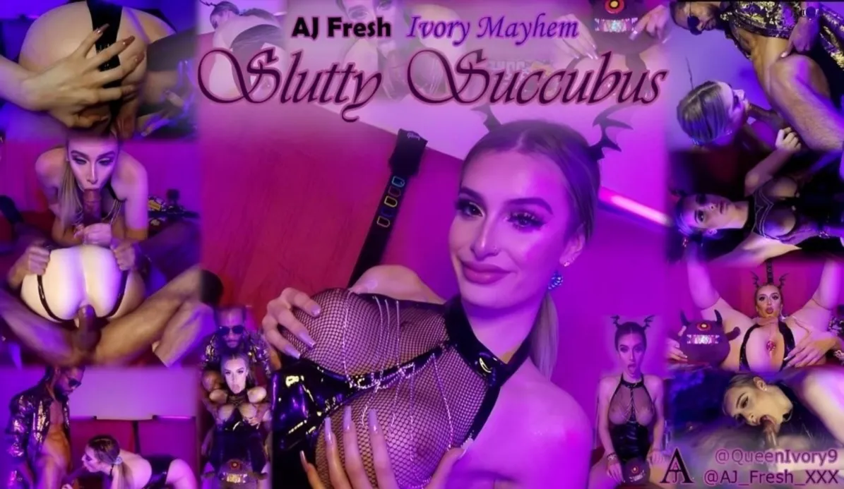 AJ Fresh And Ivory Mayhem Star In Slutty Succubus - Shemale Porn Video on ShemaleTop